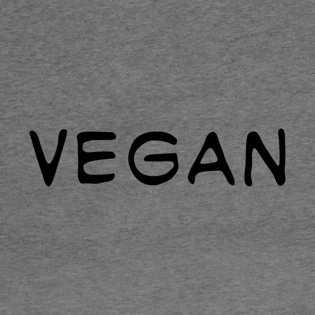 "Vegan" quote design by PeachAndPatches